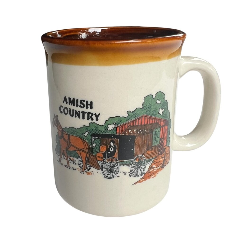 Amish Country Mug with Horse and Carriage